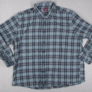 Untuckit Shirt Men XXX LC Blue Button Up Long Sleeve Work Casual